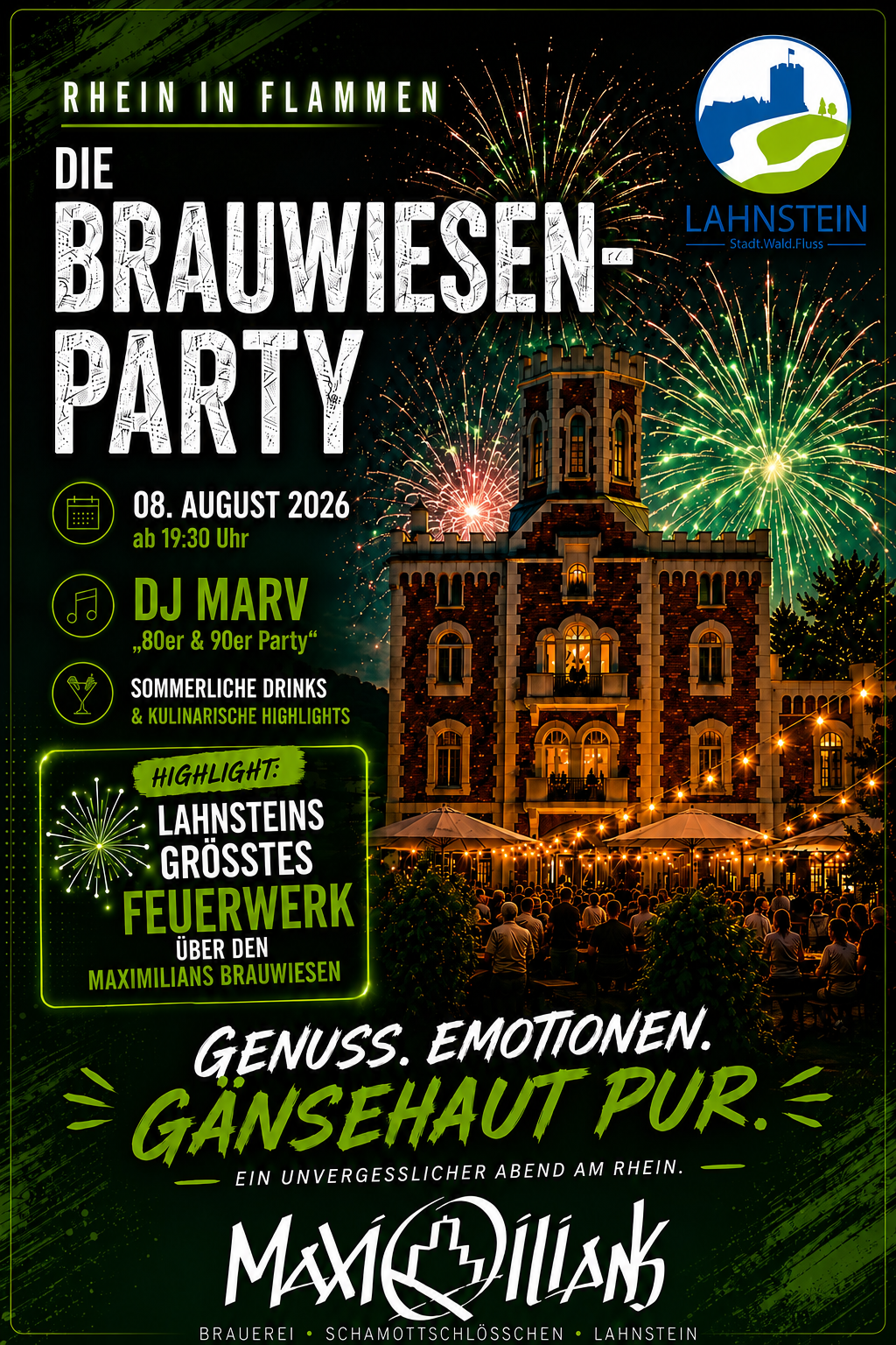 Rhein in Flammen - Die Brauwiesen-Party